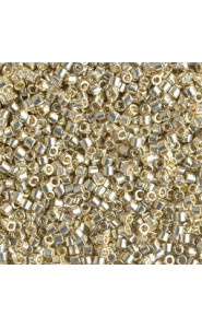 Miyuki delica beads 10/0 - Duracoat galvanized silver DBM-1831